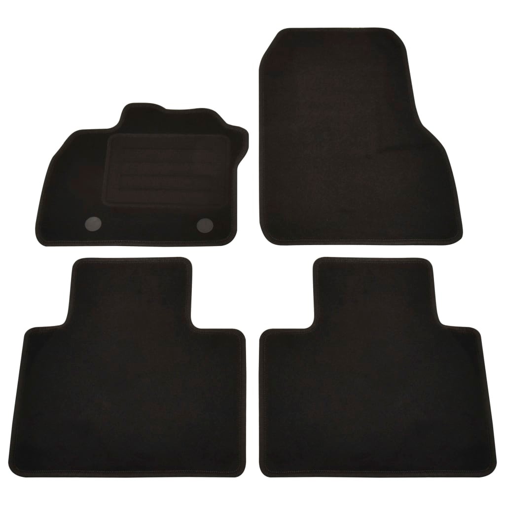 vidaXL 4 Piece Car Mat Set for Renault Zoe